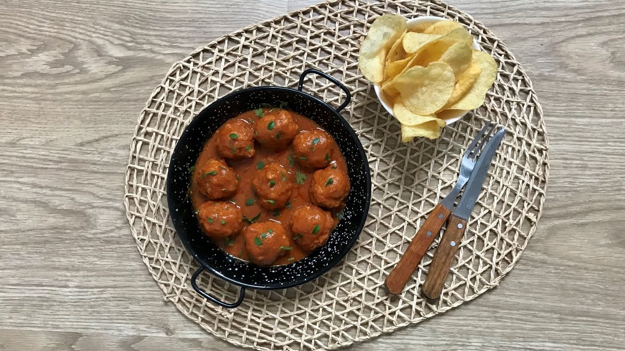 ALBÓNDIGAS EN SALSA DE VERDURAS 🤤 ¡La RECETA más fácil! CrockPot u OLLA LENTA
