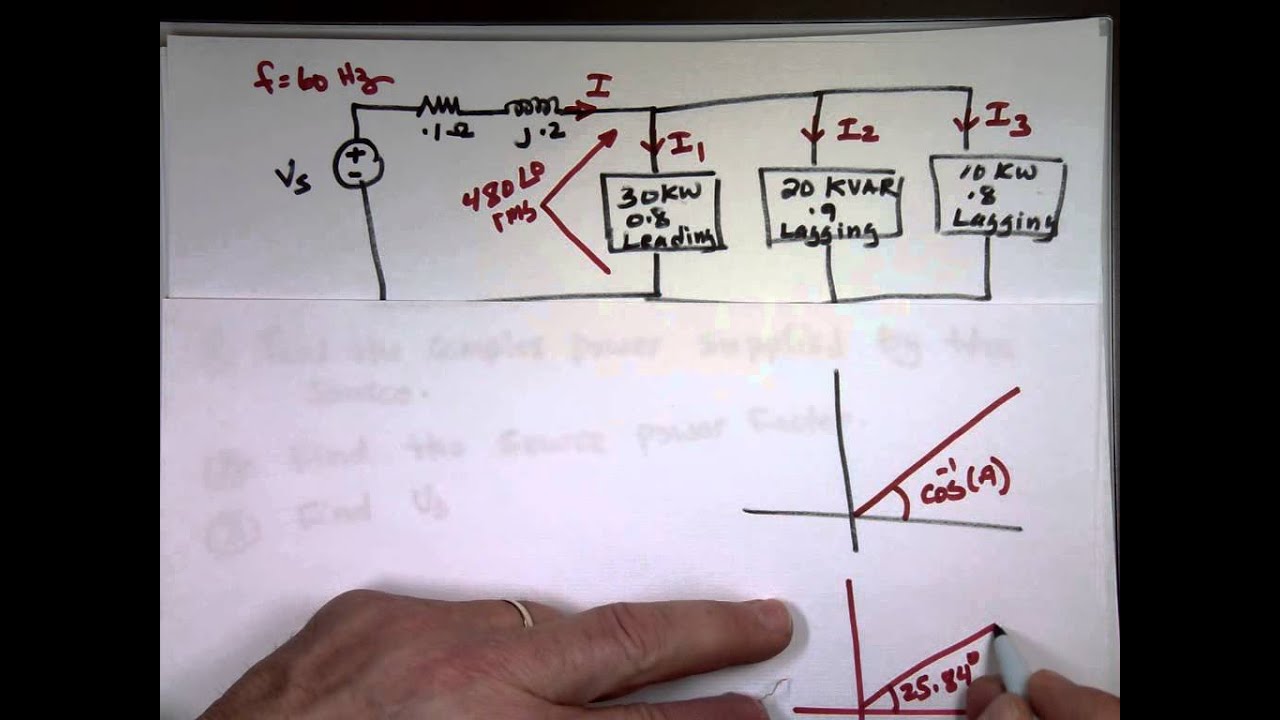 Complex Power and Power Factor Example