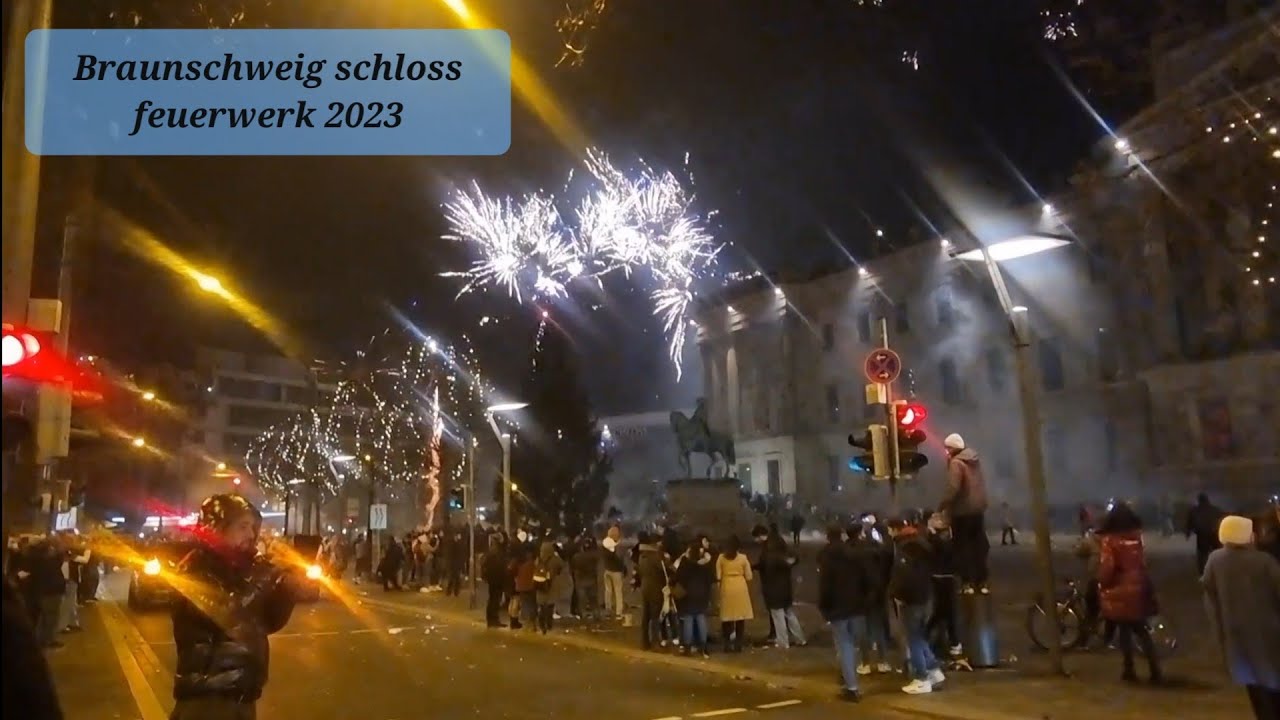 Braunschweig schloss feuerwerk 2023 Germany