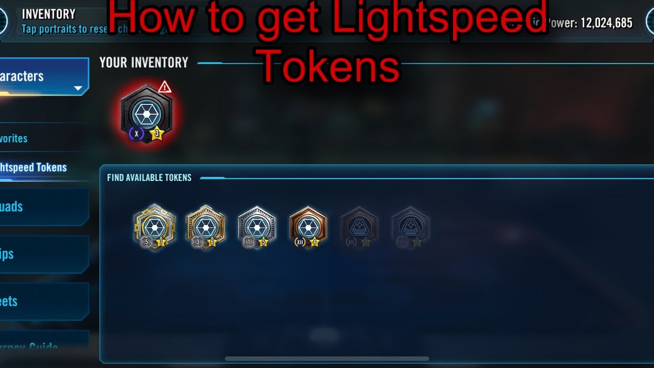 How To Get Lightspeed Tokens in Star Wars Galaxy of Heroes 