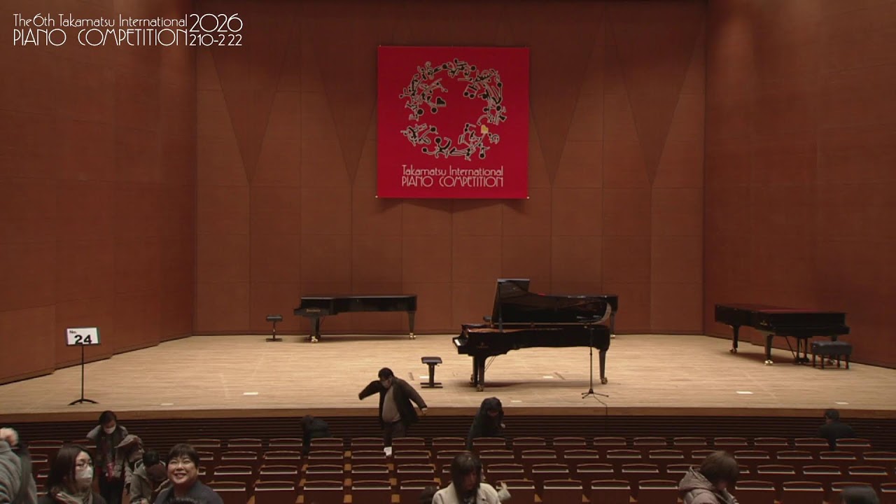 The first day of Round 2 of the 6th Takamatsu International Piano Competition.