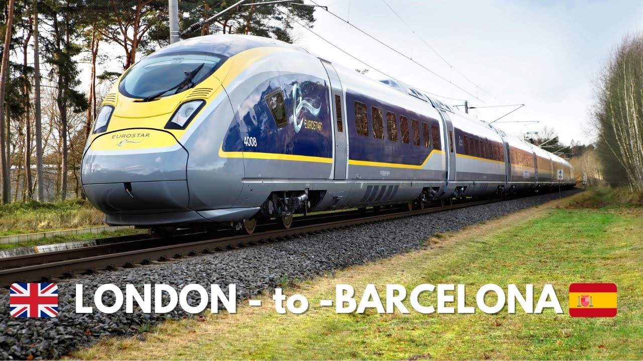 Путешествие на скоростном поезде Eurostar из Лондона в Барселону (эконом-класс)