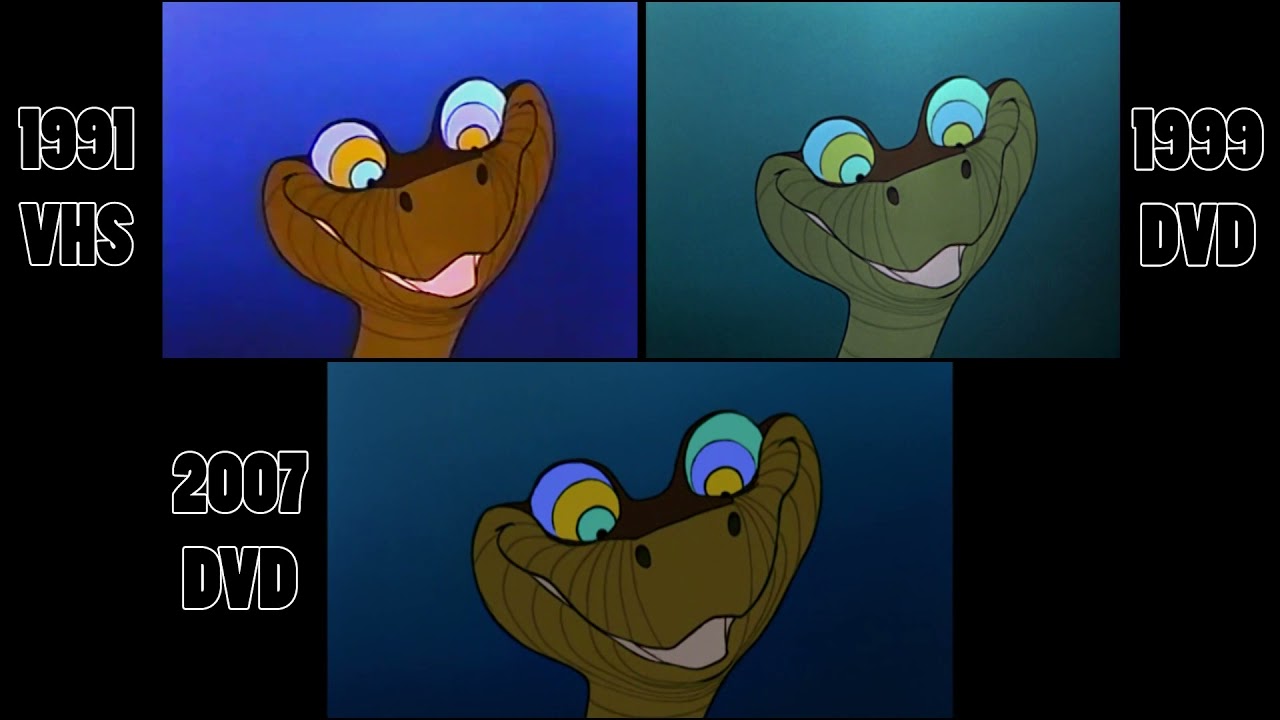 The Jungle Book VHS & DVD Comparison