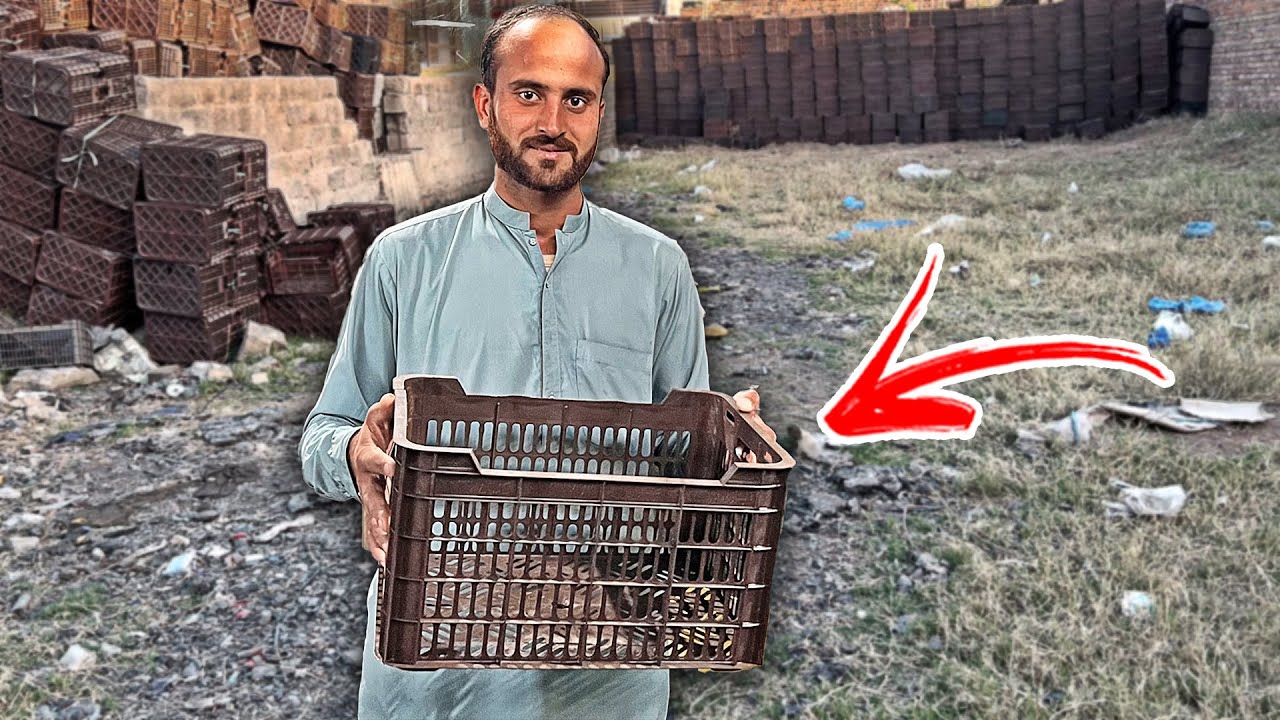 How they Make Milk Crates with Injection Molding Machine #recycling process