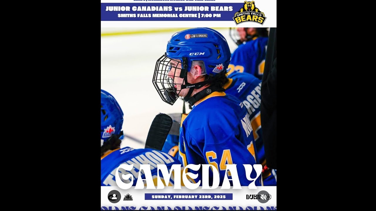 2025 barkley cup wild card series game 2 smith falls vs Carleton place