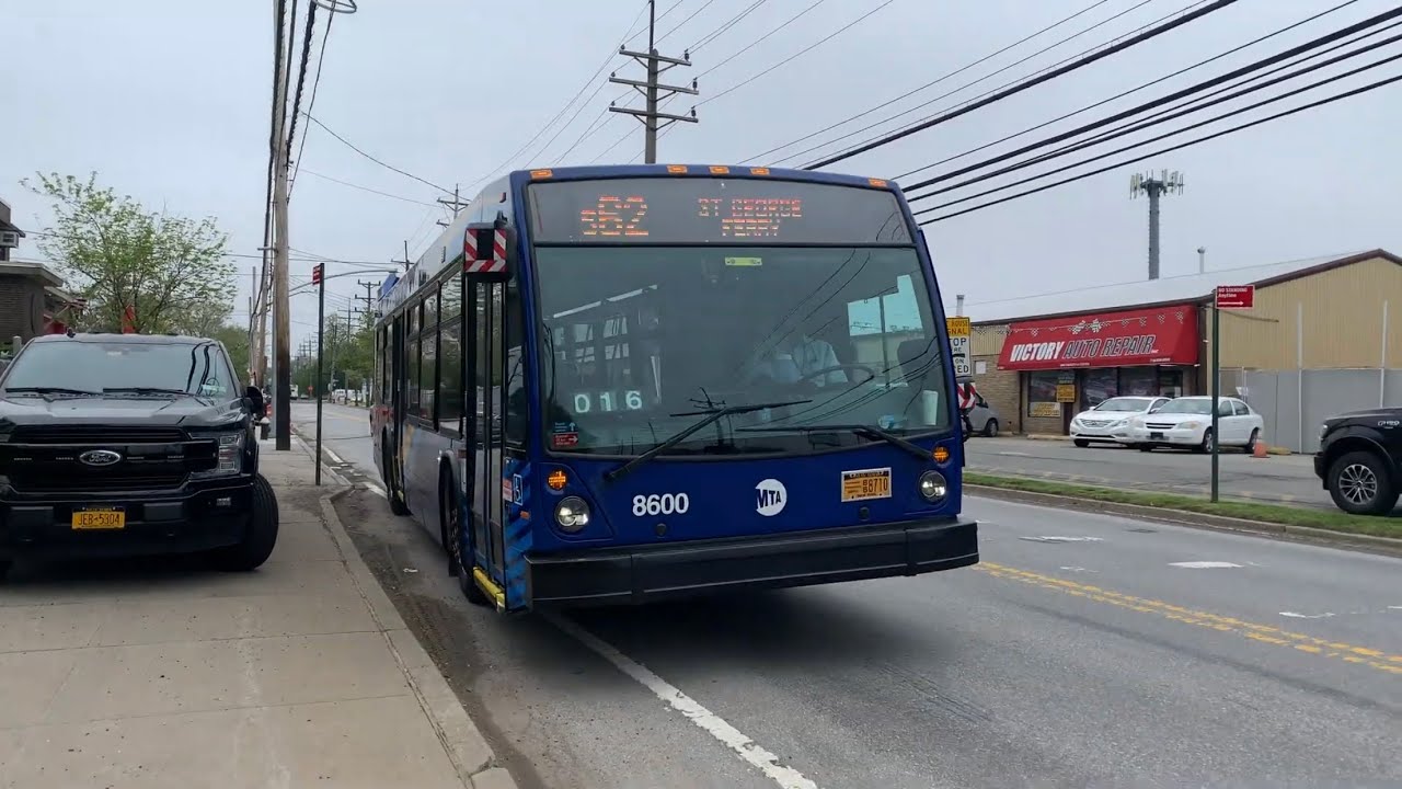 St George Ferry Bound 2019 Novabus LFS 8600 S62 Local Bus From Shenandoah Av To Brook St