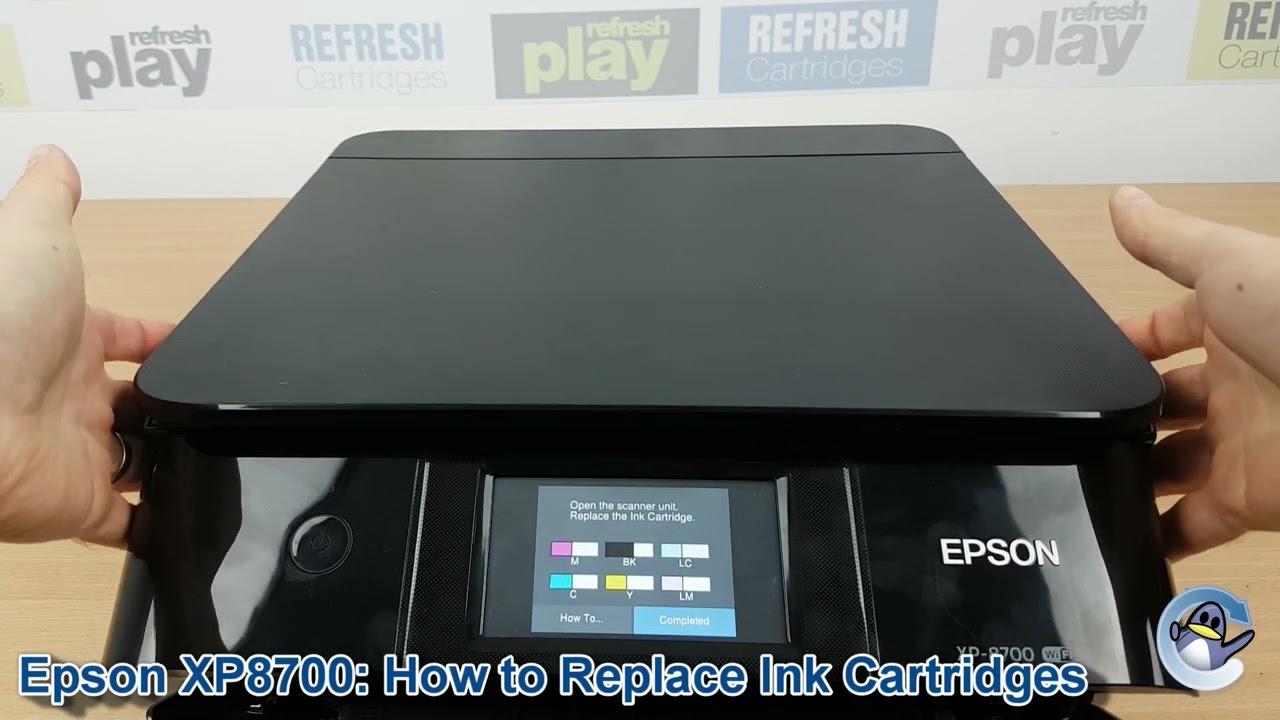 Epson Expression Photo XP-8700: How to Change/Replace Ink Cartridges