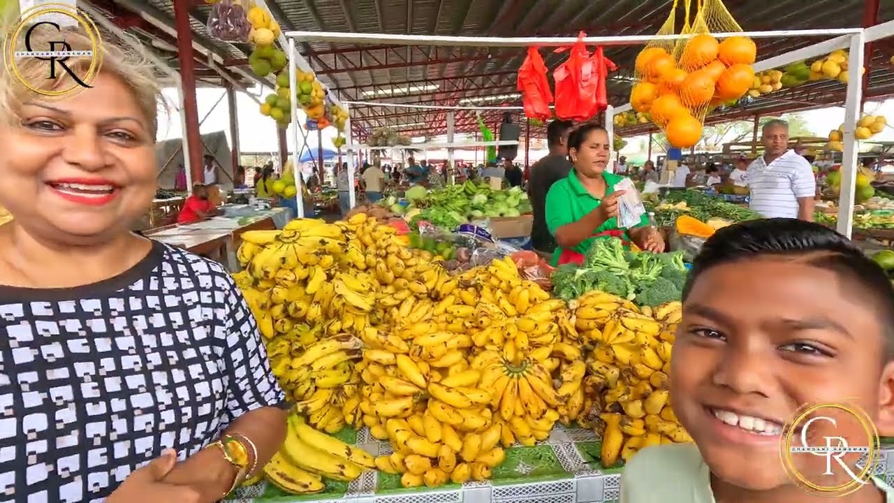 GUYANA 2025 - LEONORA MARKET / BUYING FRESH FISH, VEGETABLES and FRUITS