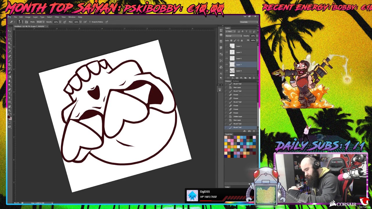 Treshtoons - Momo please come back 3 - Twitch Highlights [19/2/2018]