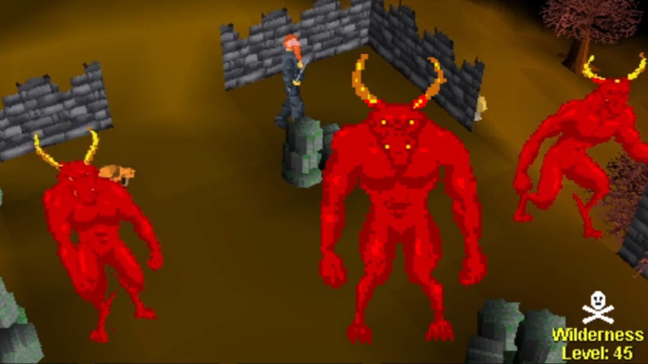 Exploring the Wilderness on RUNESCAPE CLASSIC