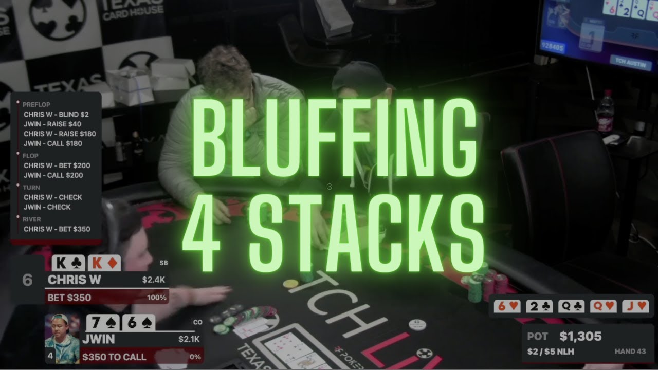 BLUFFING ALL-IN VS AN OVER PAIR | Poker Vlog 25