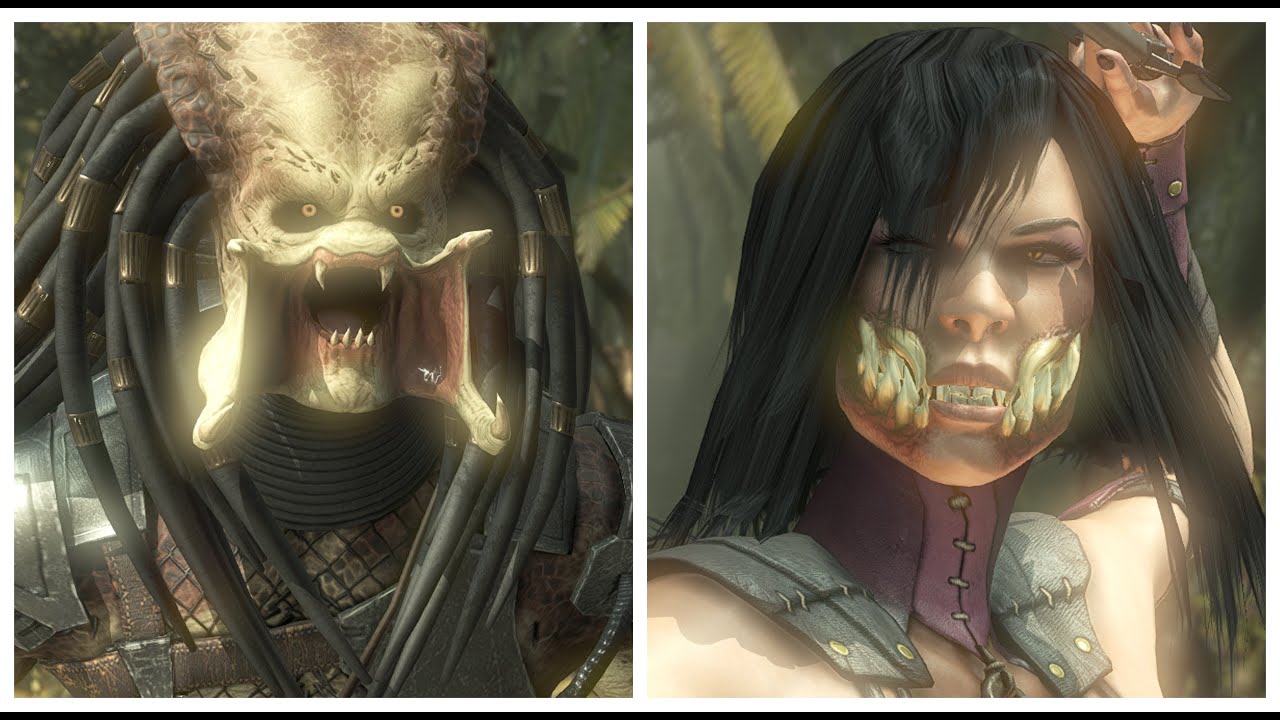 MKX:  Predator Intro Dialogues (With DLC)