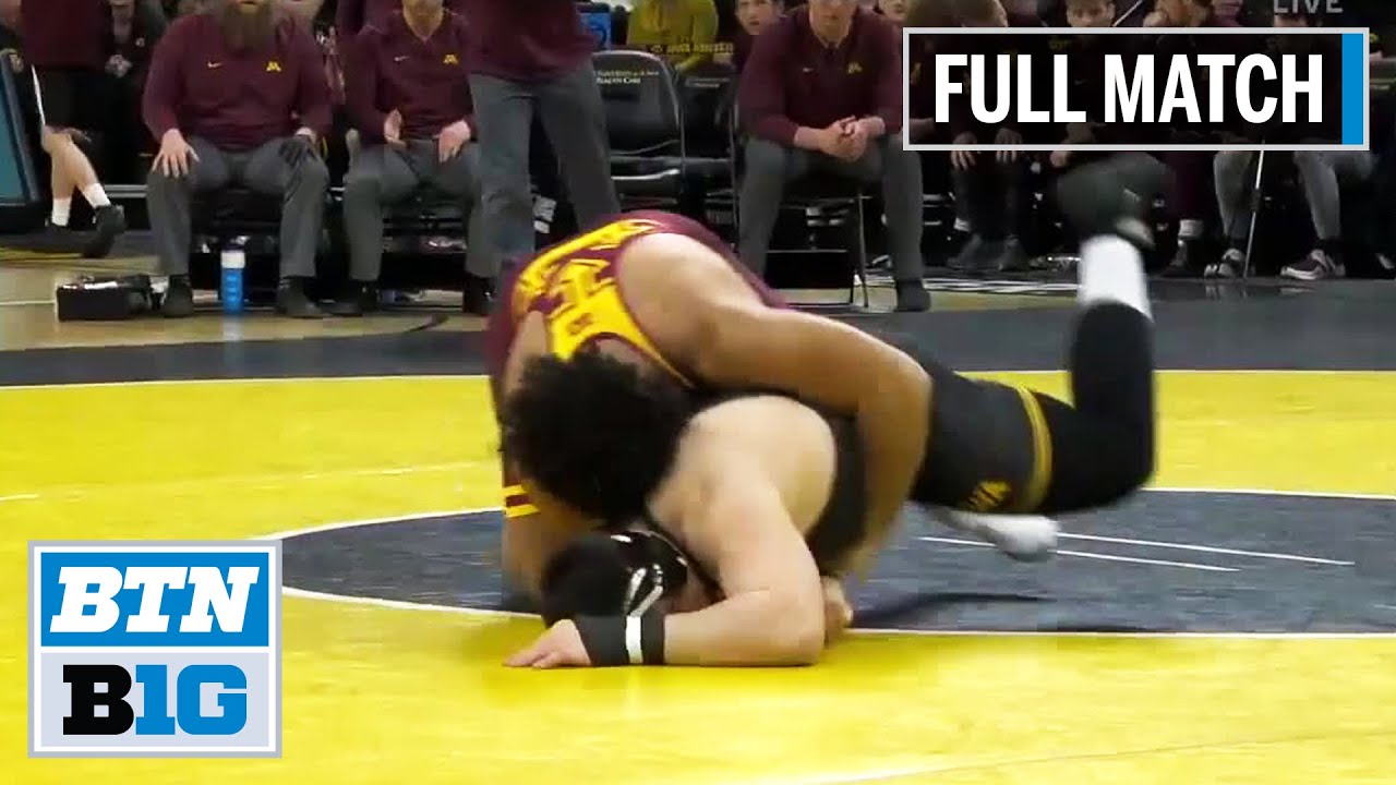 HWT: #1 Gable Steveson (Minnesota) vs. #3 Tony Cassioppi (Iowa) | 2020 B1G Wrestling