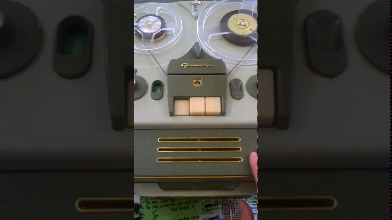 Grundig TK8 tape recorder 1956