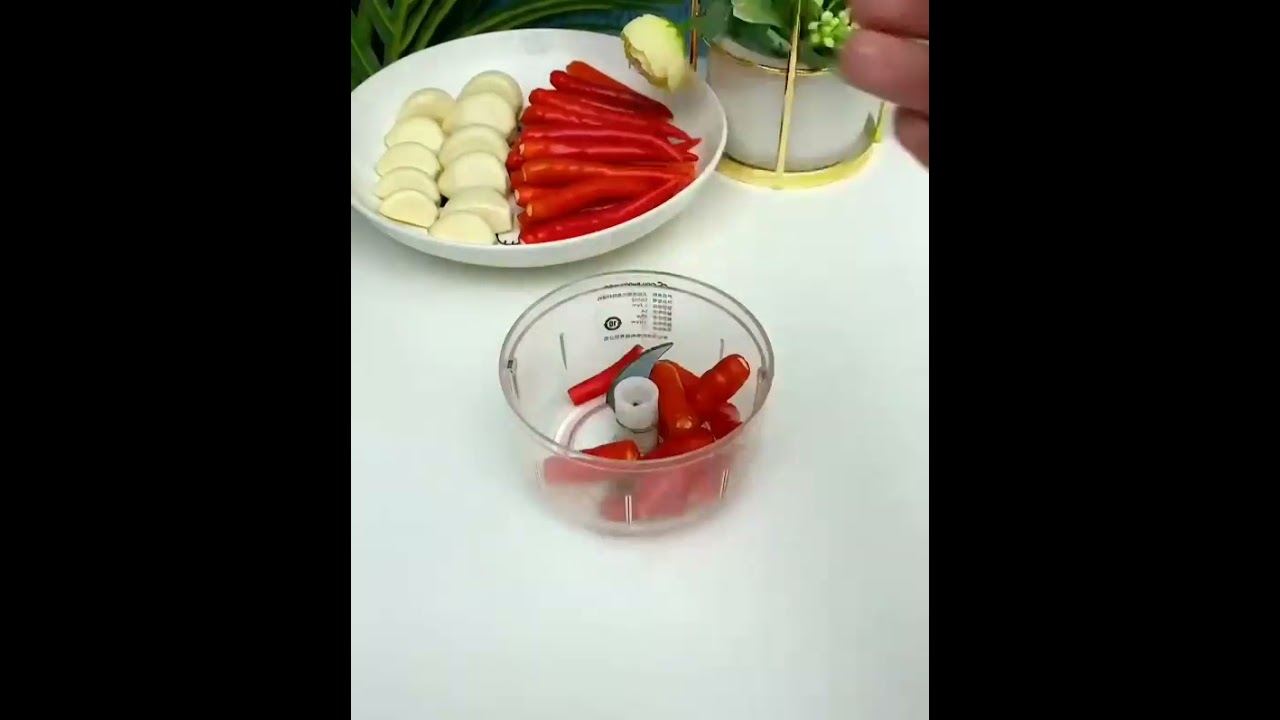 Electric Mini Garlic Chopper Mincer, Portable Cordless Grinder Small Food Processor for Onion