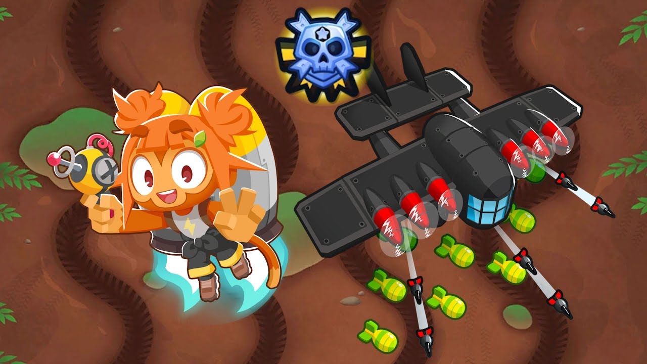 [Bloons TD 6] Muddy Puddles CHIMPS Black Border with Rosalia (v44.1)