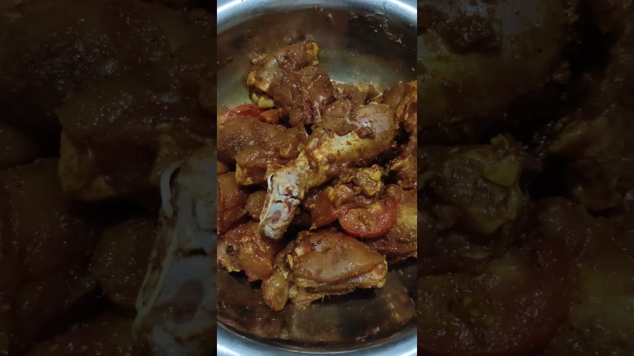 Chicken dum biryani. #food #tastychicken #inductioncooking