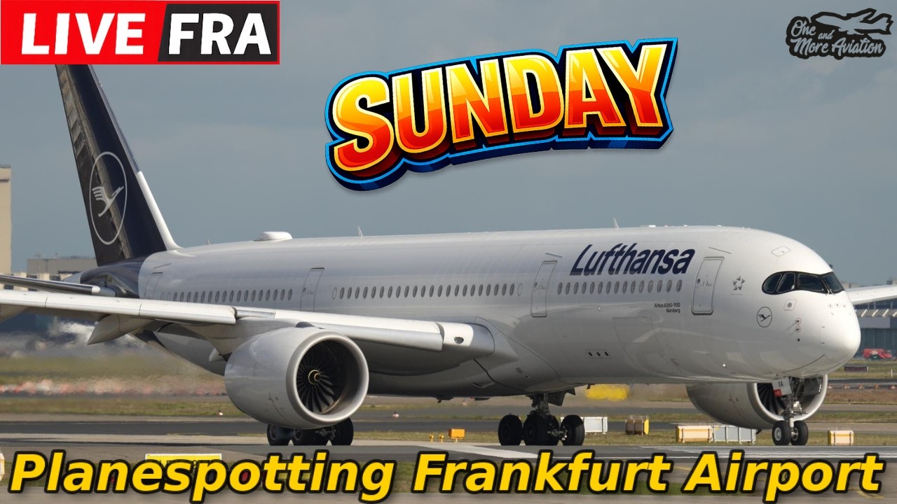 🔴LIVE Sunday Planespotting Frankfurt Airport 25 Betrieb