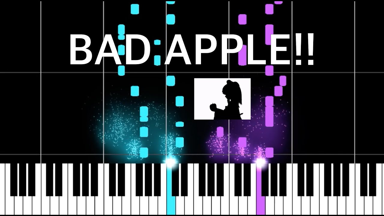 Bad Apple!! Piano Tutorial - Touhou 4 - Lotus Land Story (FREE SHEETS)