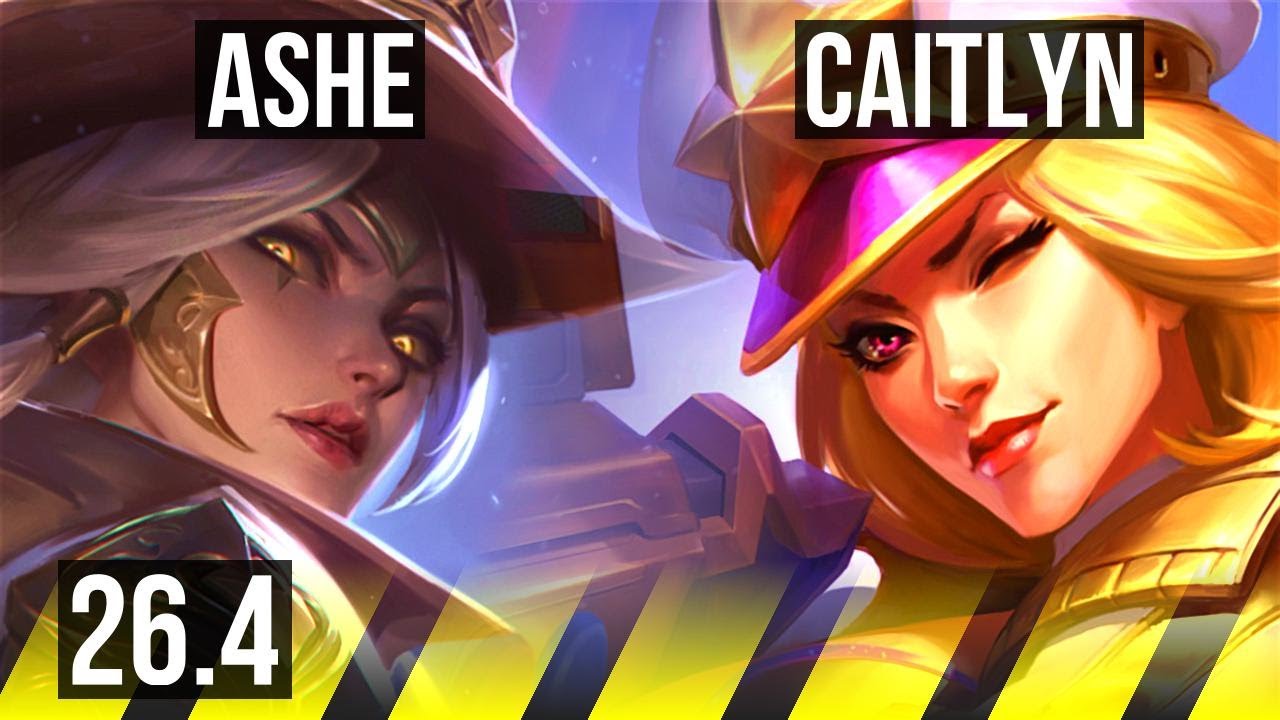 ASHE & Seraphine vs CAITLYN & Jarvan IV (ADC) | 55K damage, 6k gold comeback | KR Diamond | 26.4