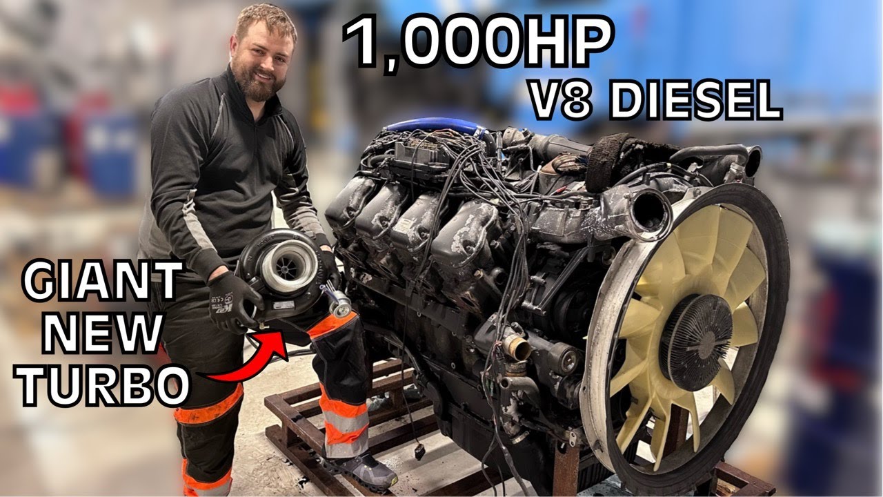 Building My 1,000HP SCANIA Diesel V8 to Ship to USA!