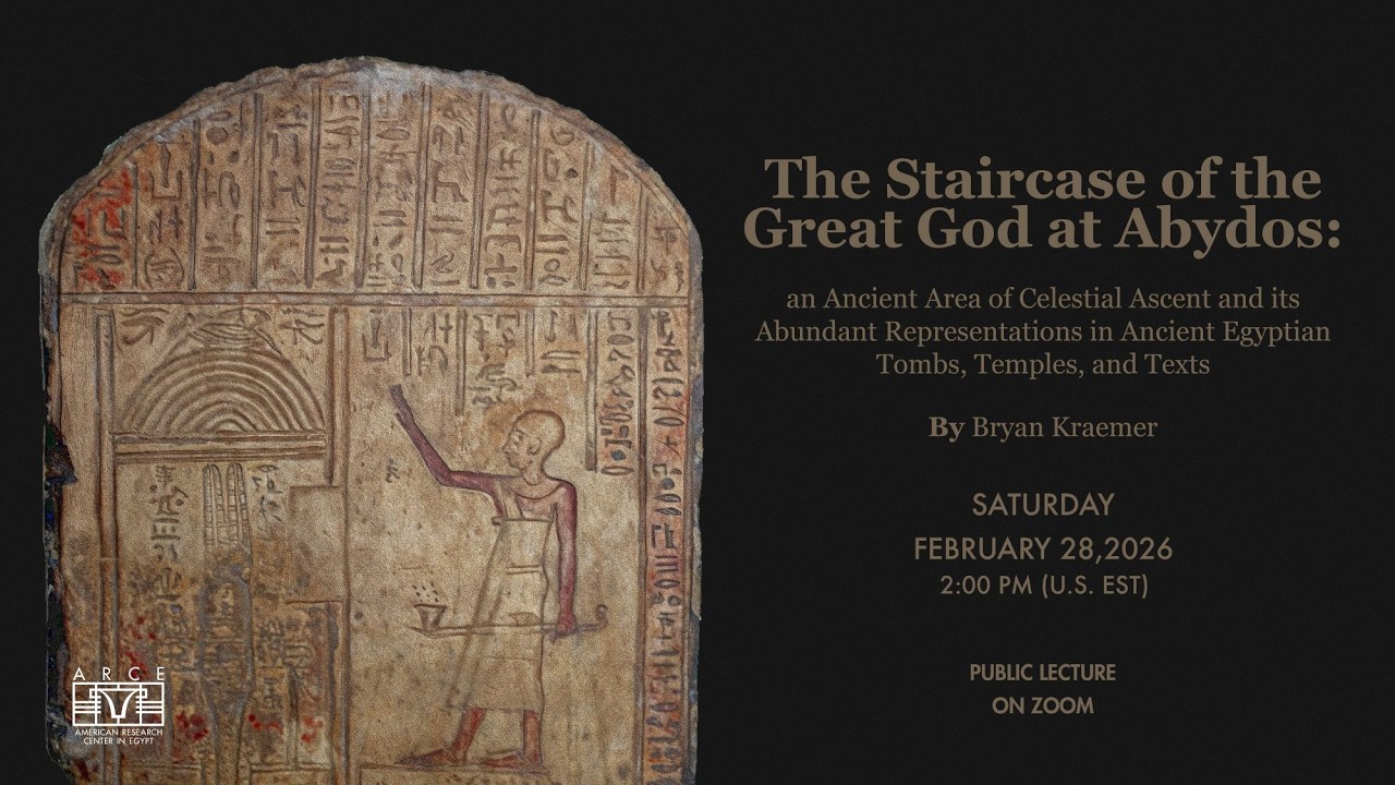 ARCE-NT: The Staircase of the Great God at Abydos by Bryan Kraemer