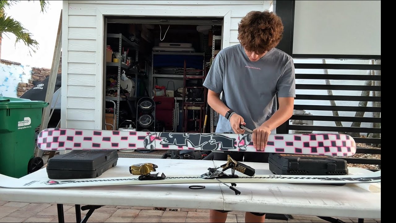 How to detune your park skis!!! (Full Tutorial)