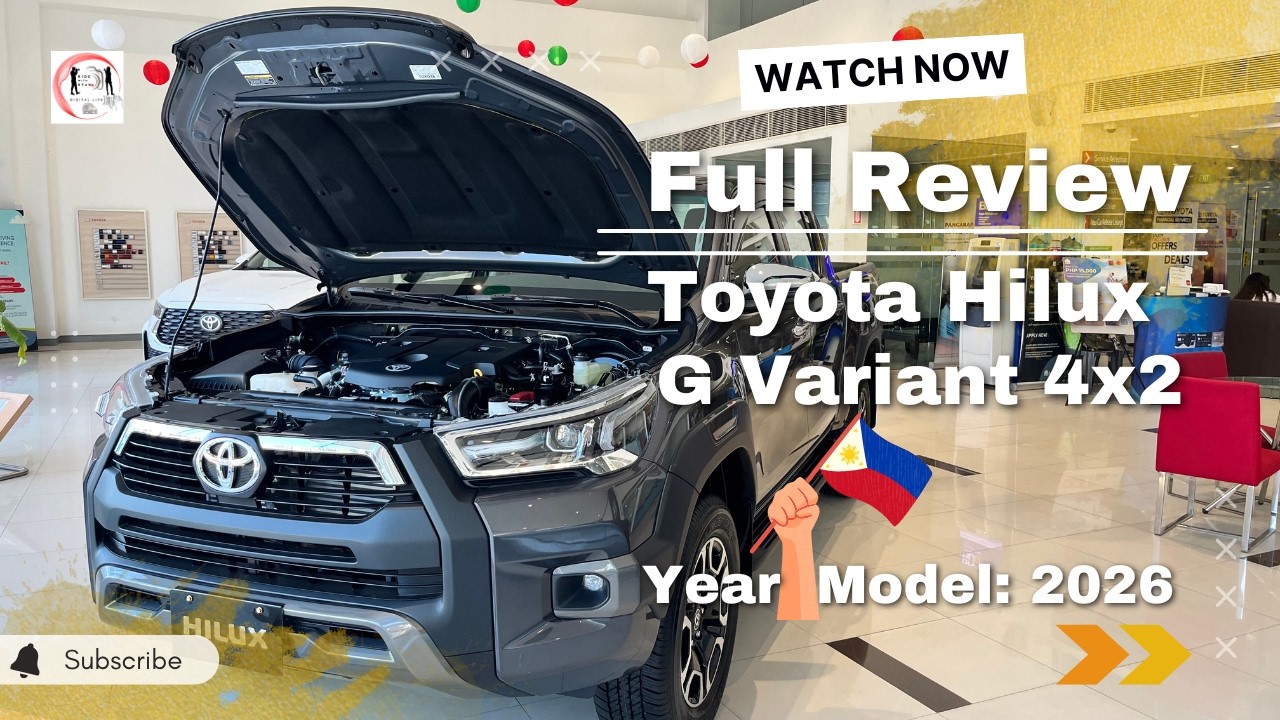 Toyota Hilux G Variant 4x2|| Year model 2026 || Impressions || Full Review ||@RidewithRyanChannel