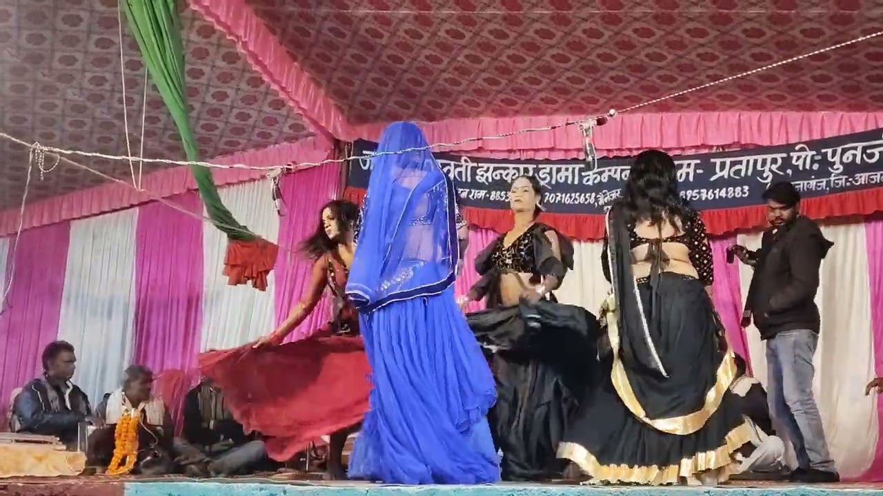 #नौटंकी_नाच=गड़ी गड़ी जाय हथवा में कालमिया