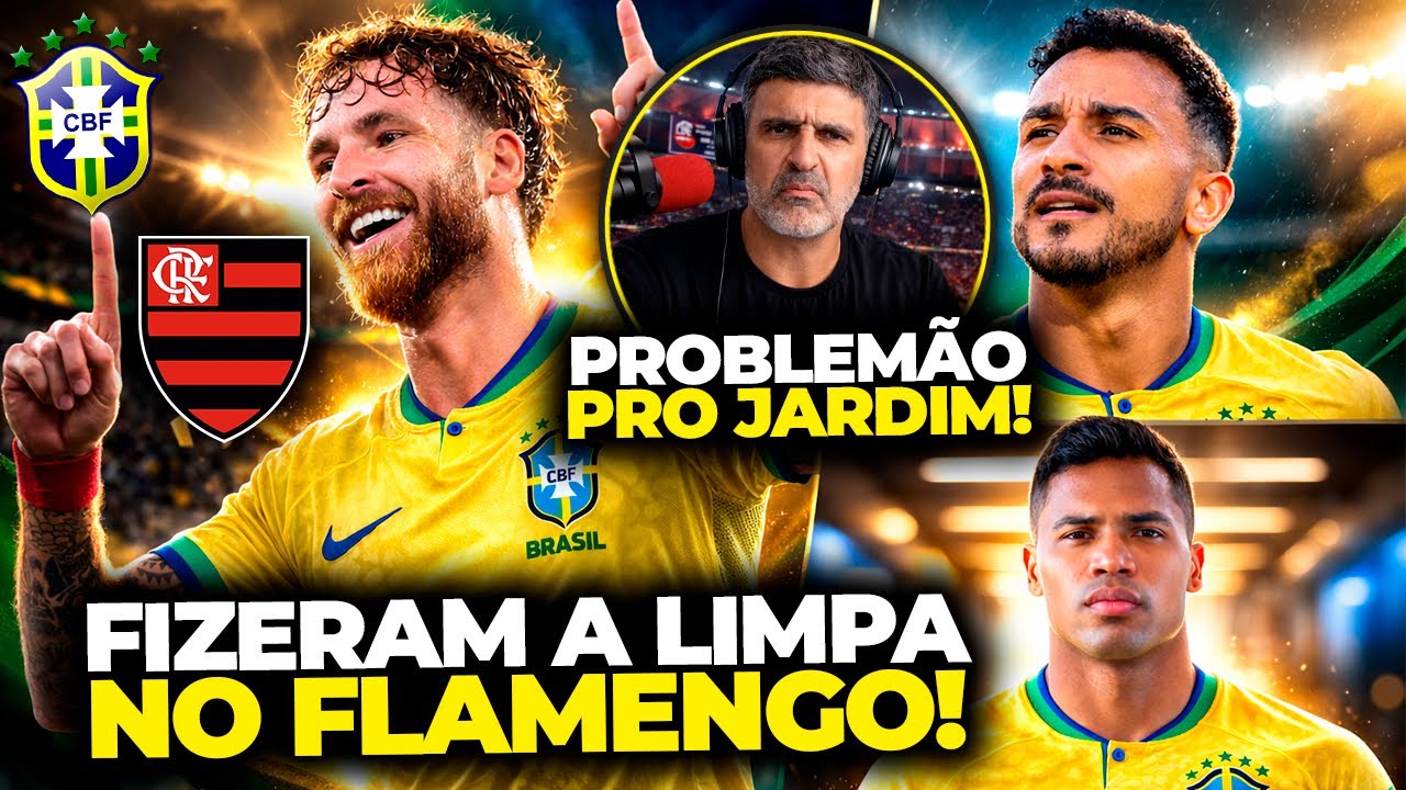 PROBLEMÁO PARA LEONARDO JARDIM NO FLA! FIZERAM A LIMPA NO FLAMENGO! 