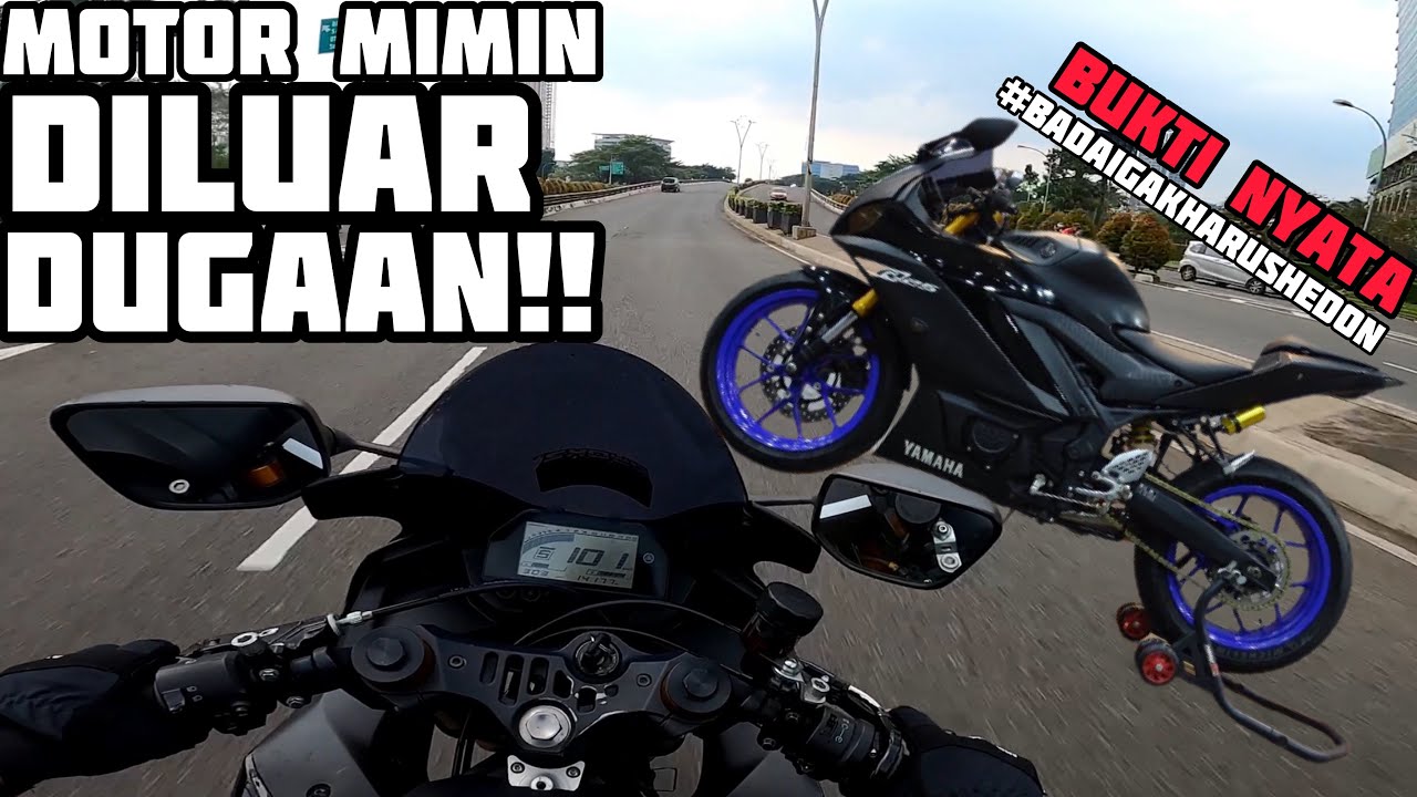 TEST RIDE HASIL MODIFIKASI NEW R25 MIMIN!