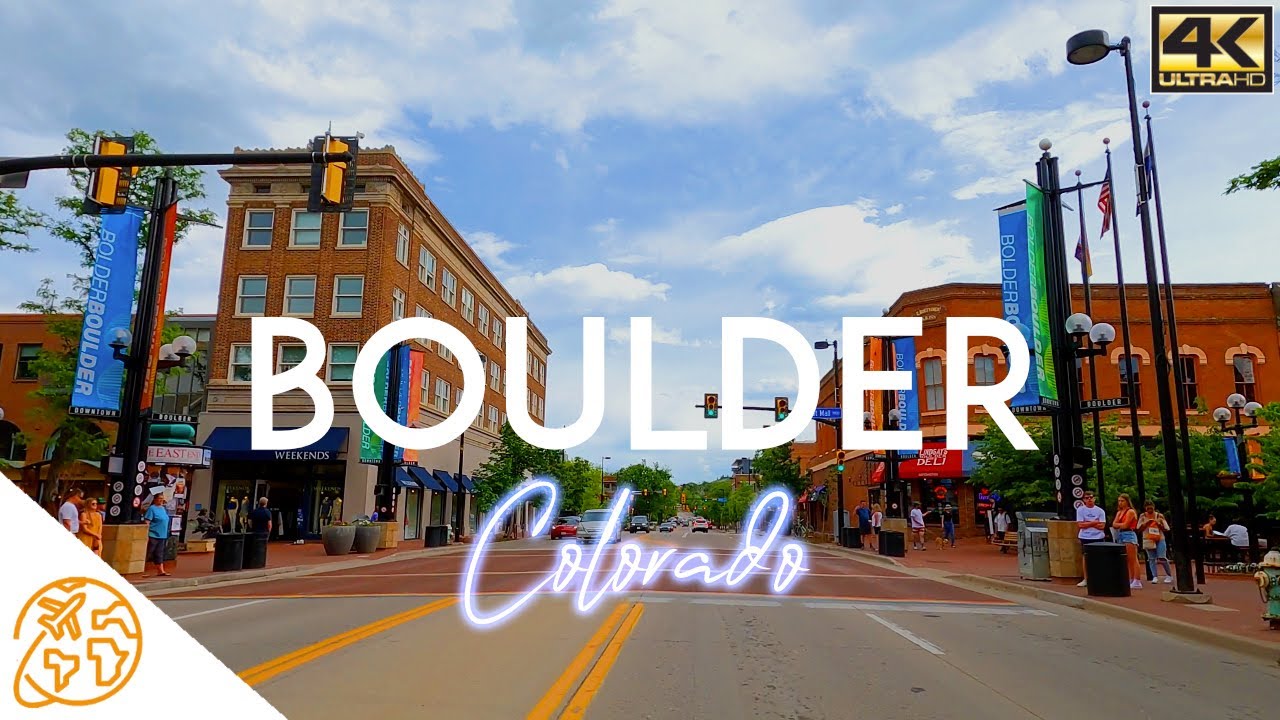 Boulder Colorado 4k Tour CO Driving Tour