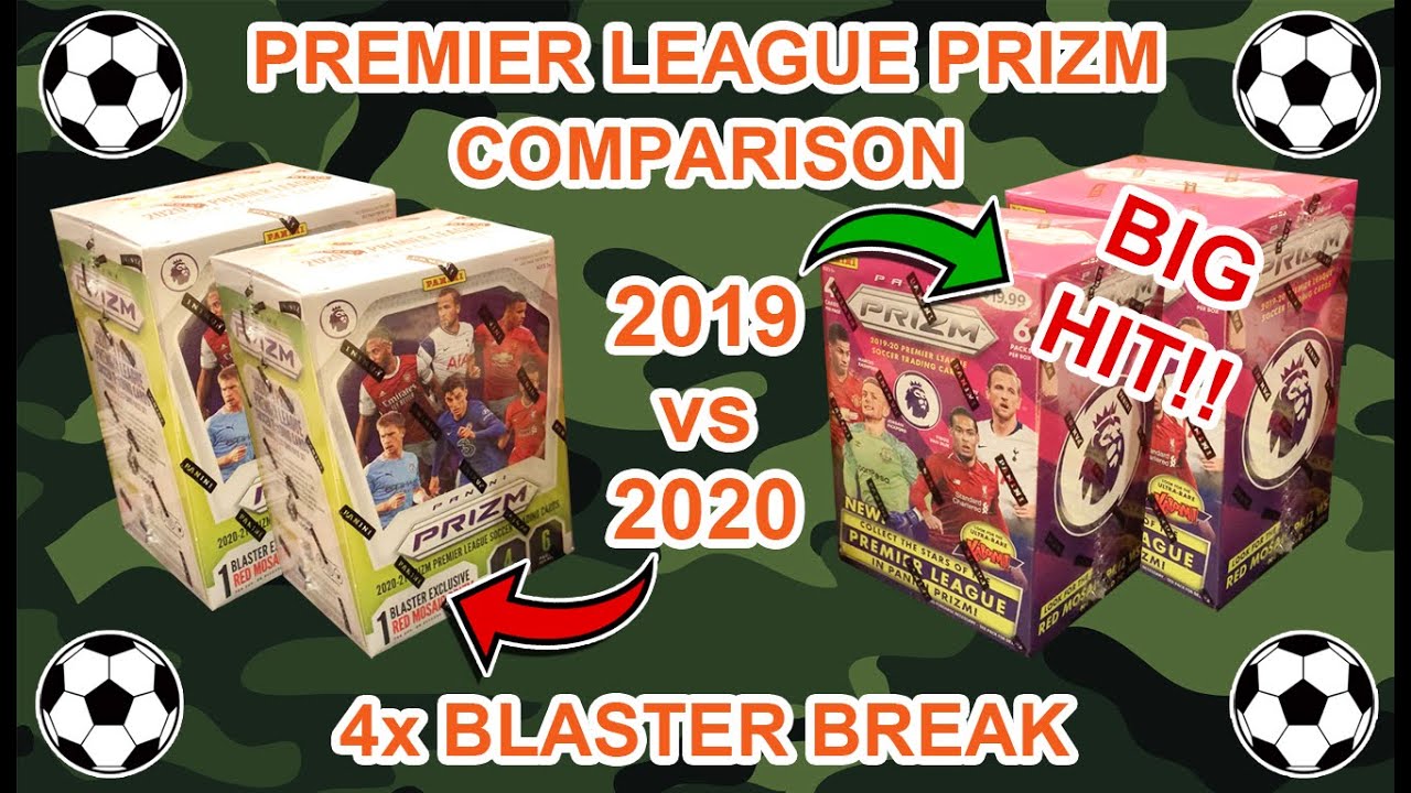 Which set is better? 2019 vs 2020 Premier League Prizm Retail Comparison! 4x Blasters