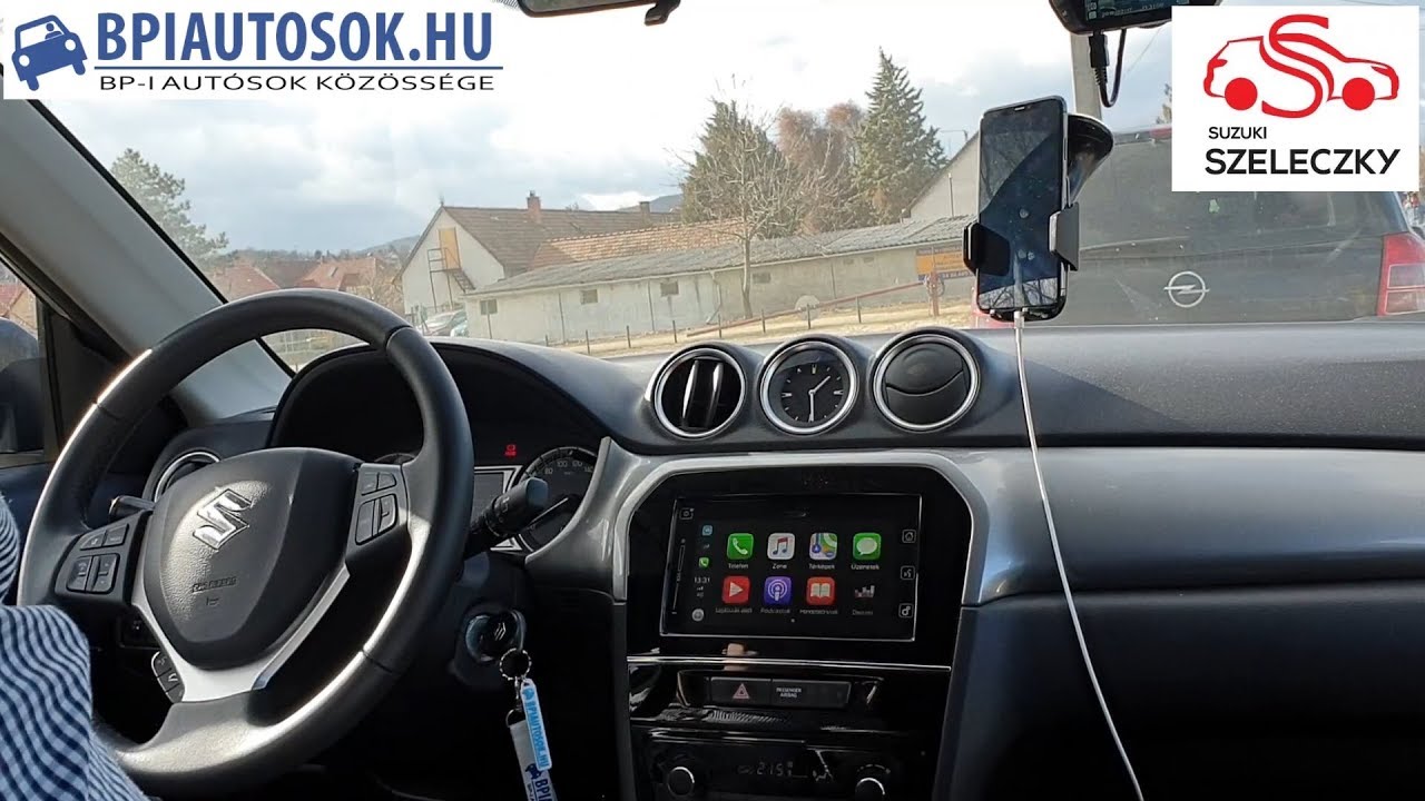 Apple CarPlay bemutatása egy Suzuki Vitarában