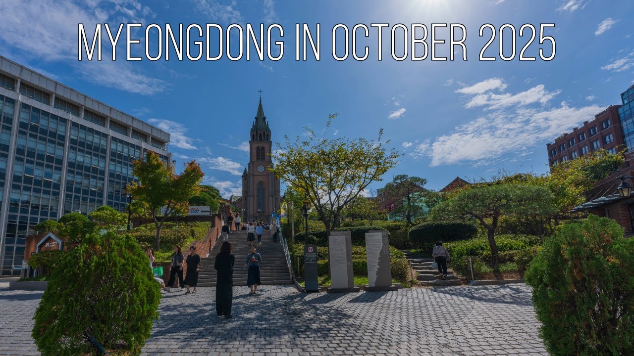 [8K Seoul] Myeongdong in October 2025