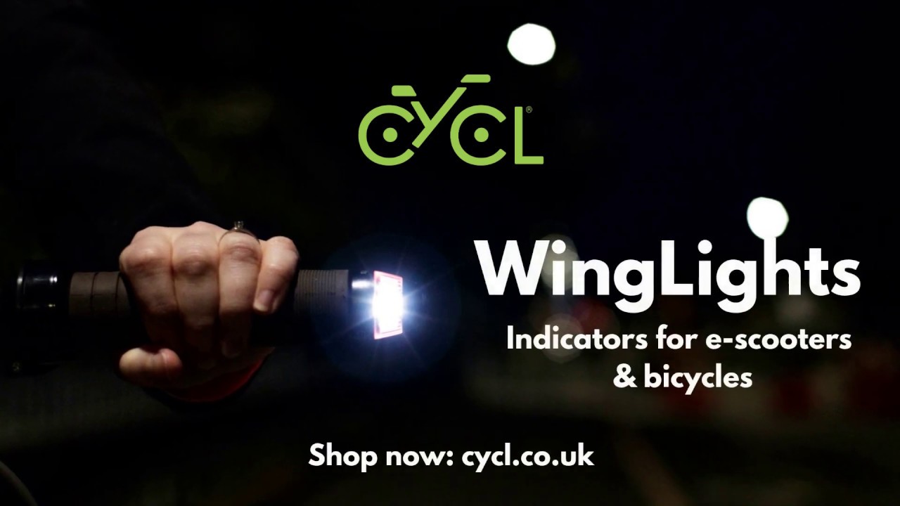 Make Signalling on an Electric Scooter Easier with WingLights | CYCL