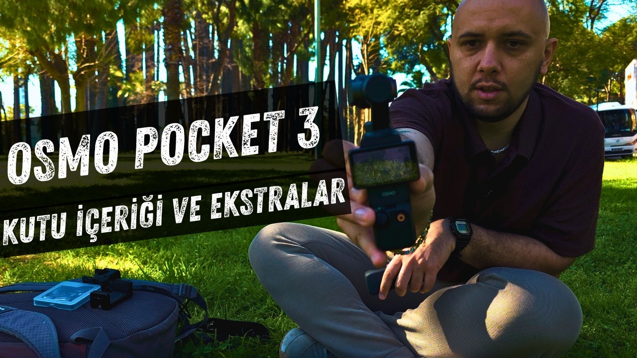 DJI OSMO POCKET 3 KUTU İÇERİĞİ VE ESKTRALAR