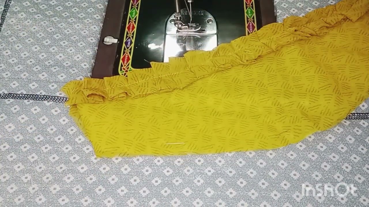 new frill design // latest baju design //cutting and stitching // आसान तरीके से बनाएं बाजू डिजाइन