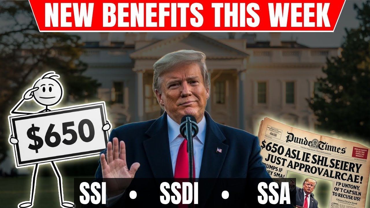 $650 Social Security Increase JUST Approved! TRUMP Makes It Official | SSI, SSDI,&nbsp;SSA&nbsp;BIG&nbsp;Update
