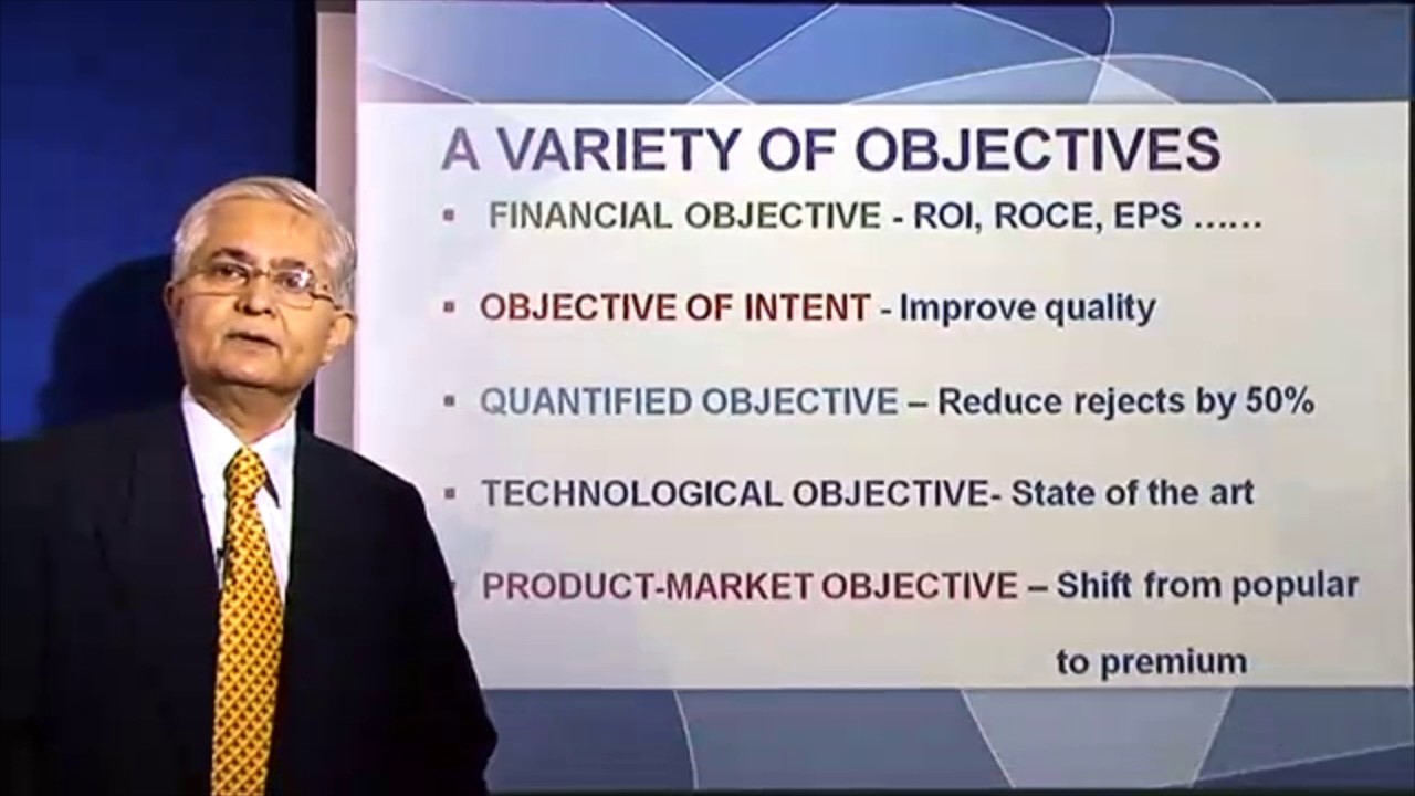Principles of Management Lectures - Hierarchy of Objectives | Business Strategy Lectures #2