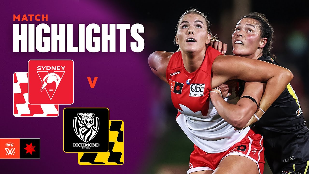 Sydney Swans v Richmond Highlights | Round 1, 2025 | AFLW