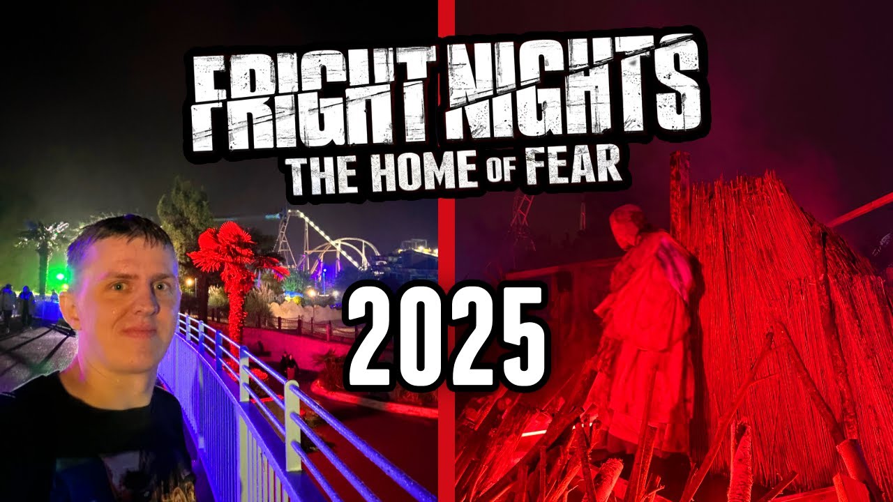 Thorpe Park FRIGHT NIGHTS Vlog 2025 - Scare Maze Reviews!