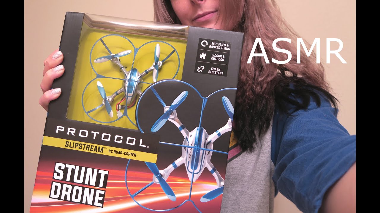 Protocol Slipstream Quadcopter Stunt Drone Unboxing! ASMR Soft-Spoken