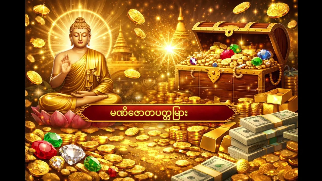 လိုတရ စေသော မဏိဇောတ ပတ္တမြားရတနာ ဂါထာ