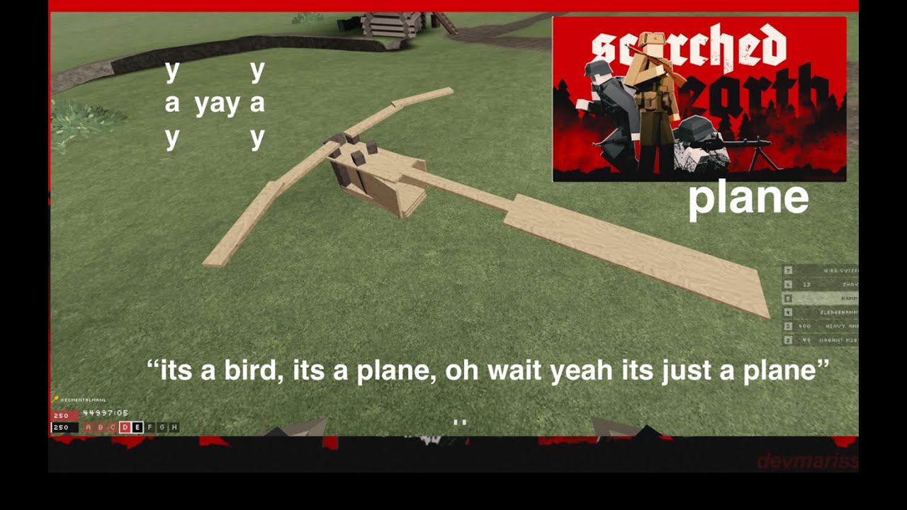 better plane tutorial in scorched earth