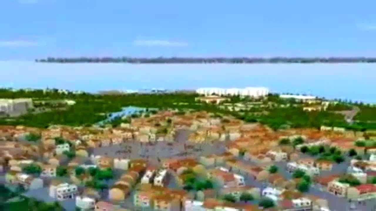 Nargin adasında turizm şəhərciyi.