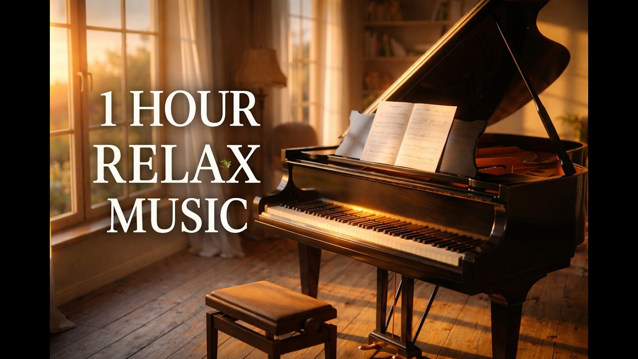 1 Hour Relaxing Music for Work 🌿 Calm Background Music for Focus and Productivity