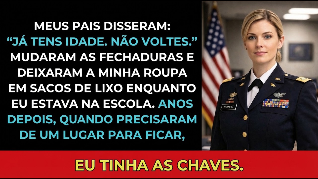 Aos 17 me expulsaram, roupas em sacos—nunca volte
