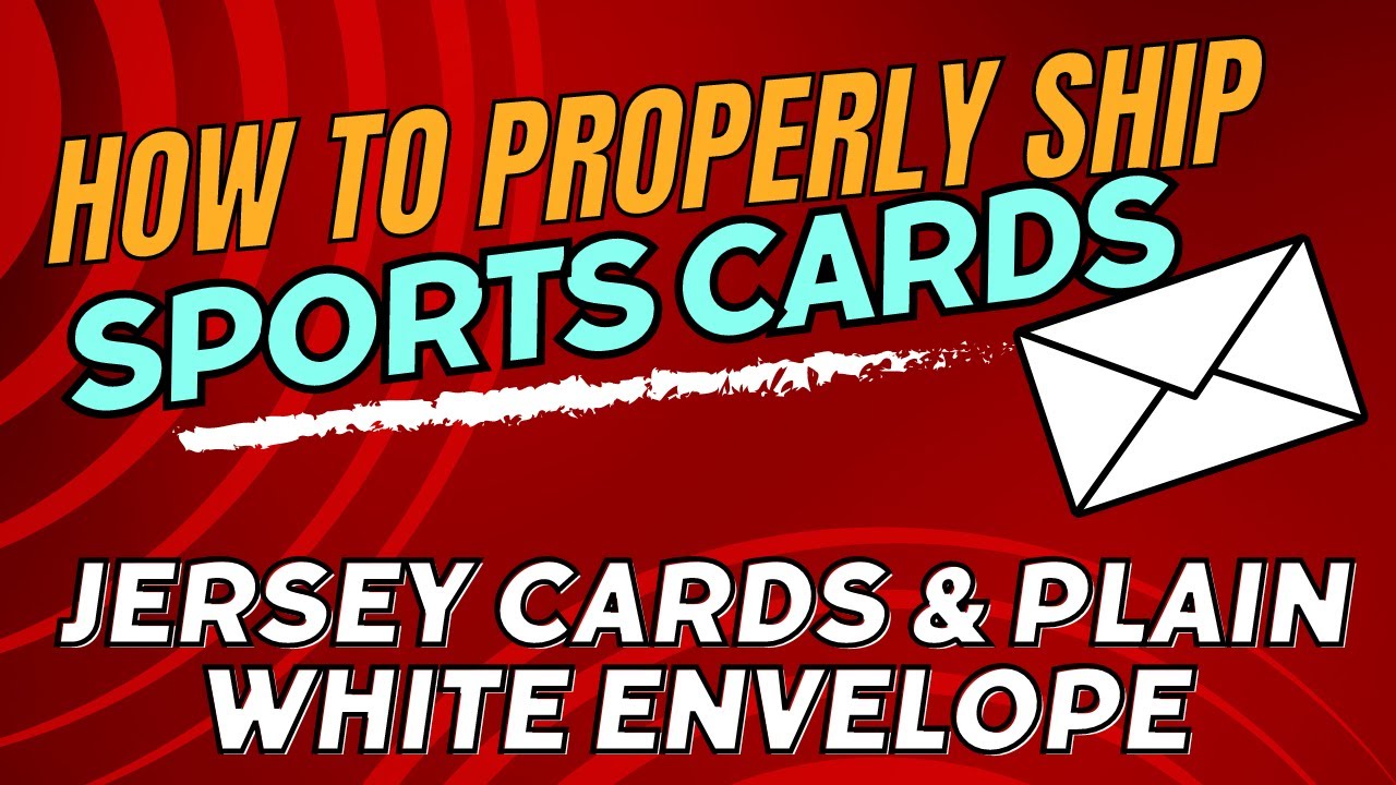 The Right Way to Ship Cards You Sell on eBay - Jersey Cards & Plain White Envelope Edition!