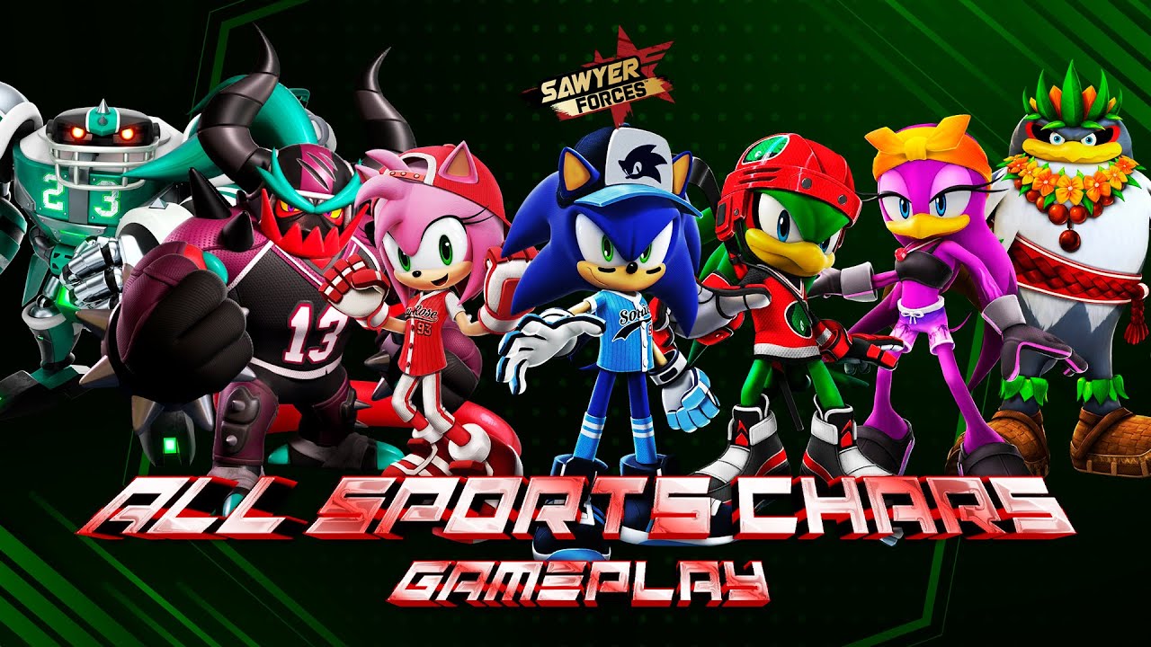 Sonic Forces Speed Battle: ALL SPORTS CHARACTERS Gameplay